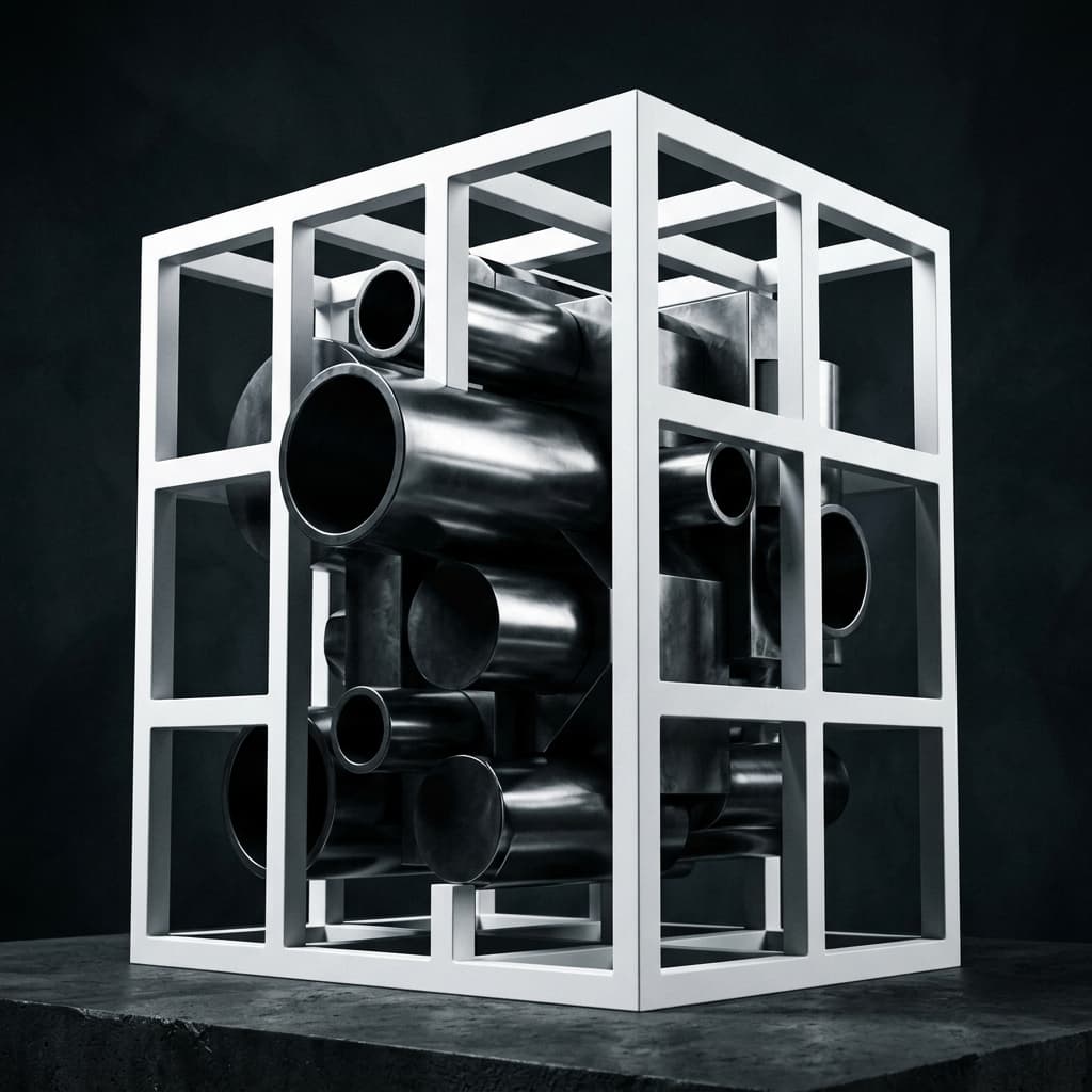 Abstract Cylinder Core // #12